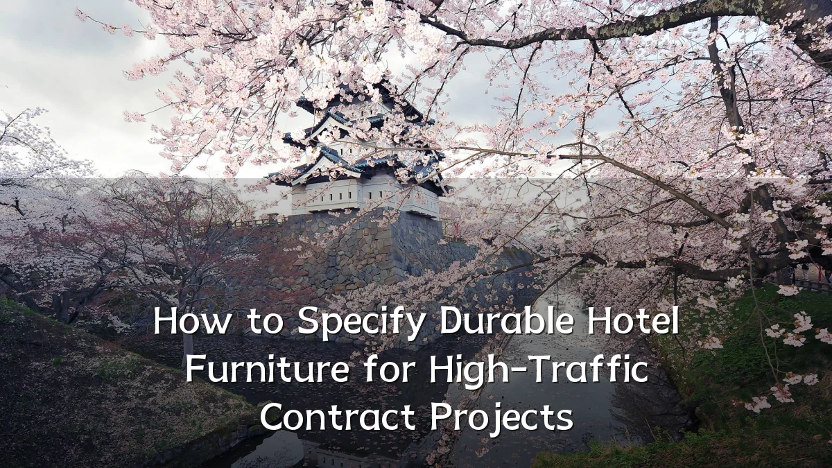 How to Specify Durable Hotel Furniture for High-Traffic Contract Projects