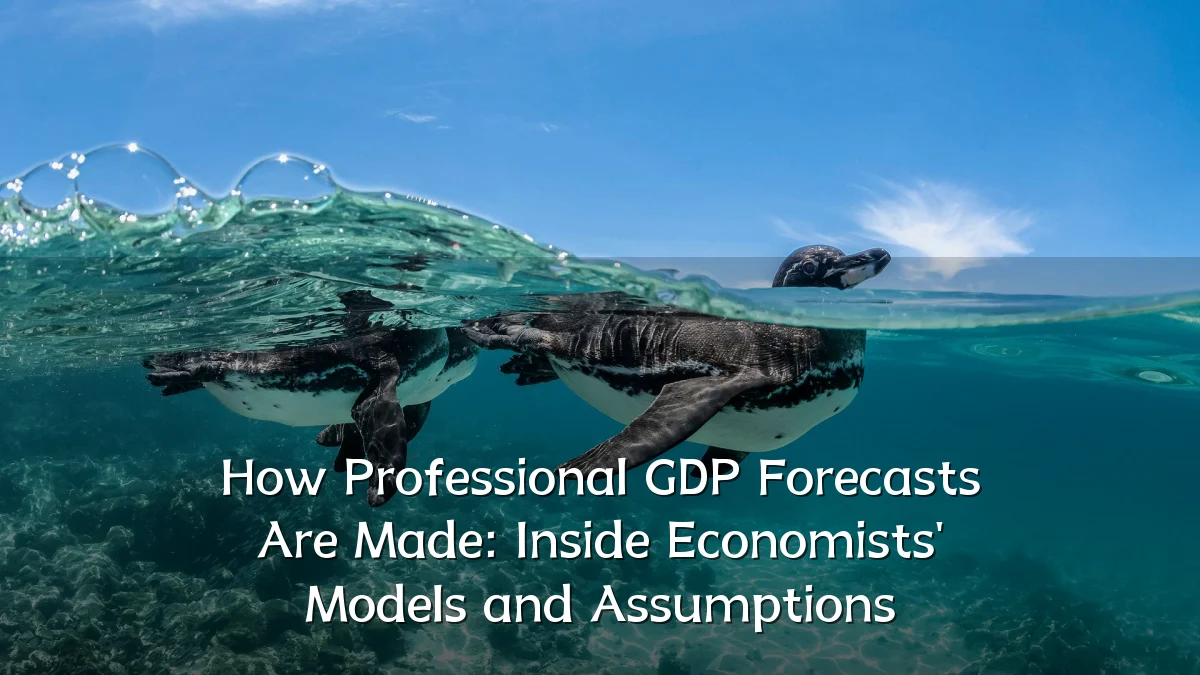 How Professional GDP Forecasts Are Made: Inside Economists' Models and Assumptions