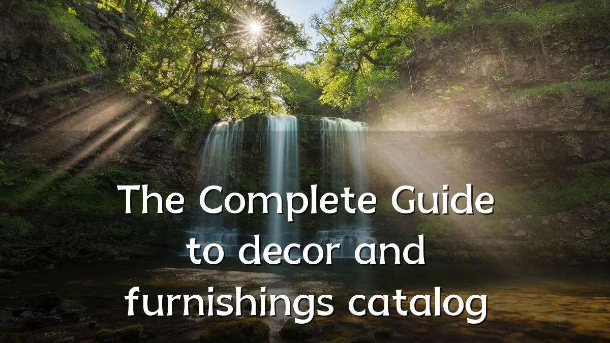 The Complete Guide to decor and furnishings catalog