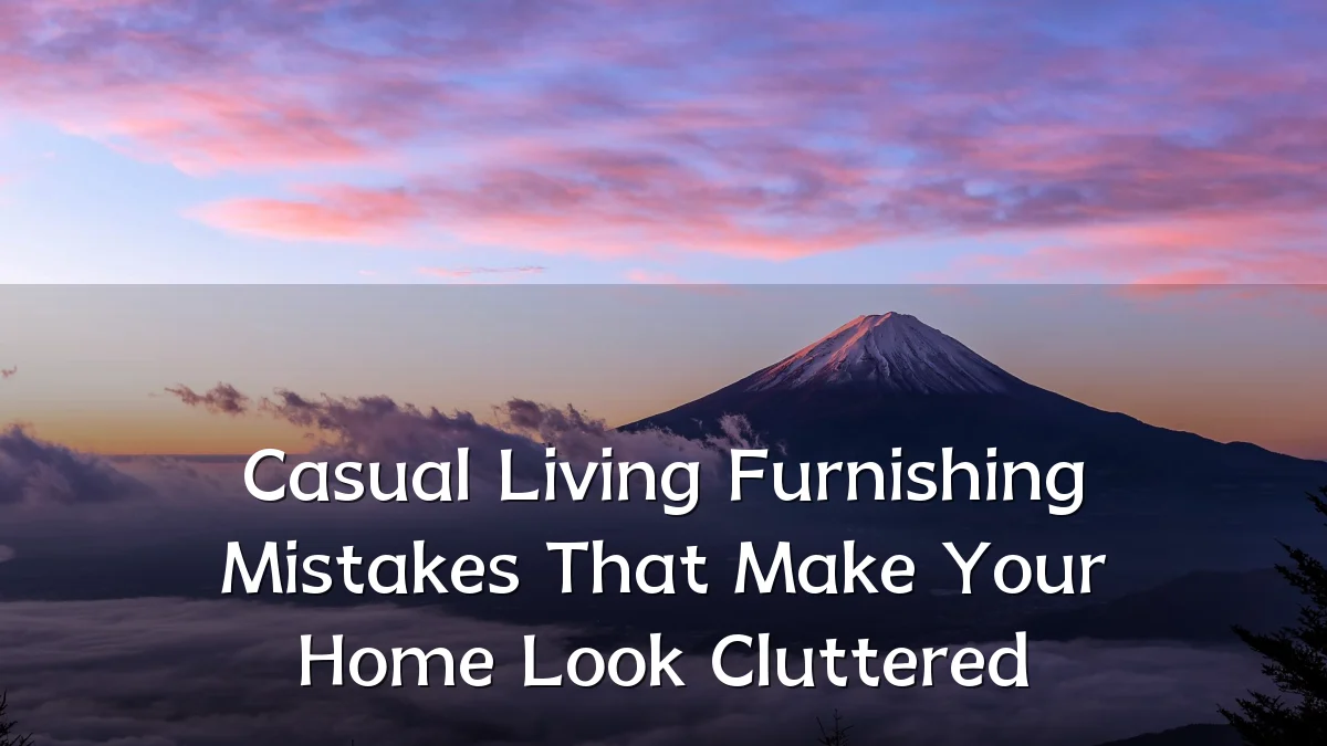 Casual Living Furnishing Mistakes That Make Your Home Look Cluttered