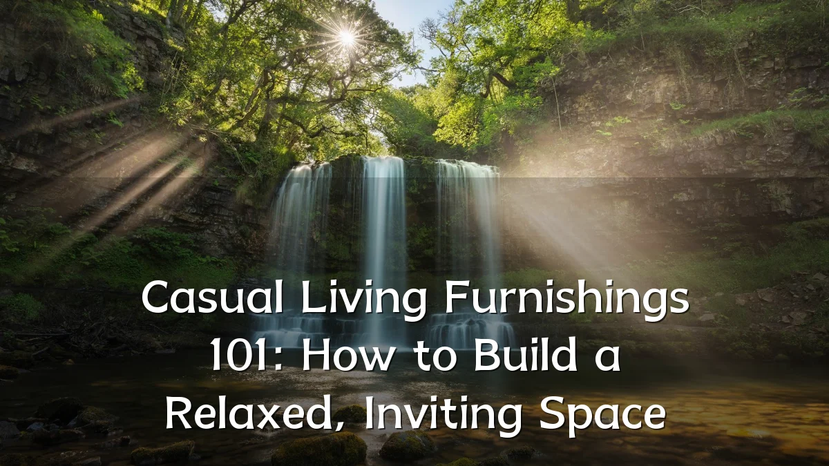 Casual Living Furnishings 101: How to Build a Relaxed, Inviting Space