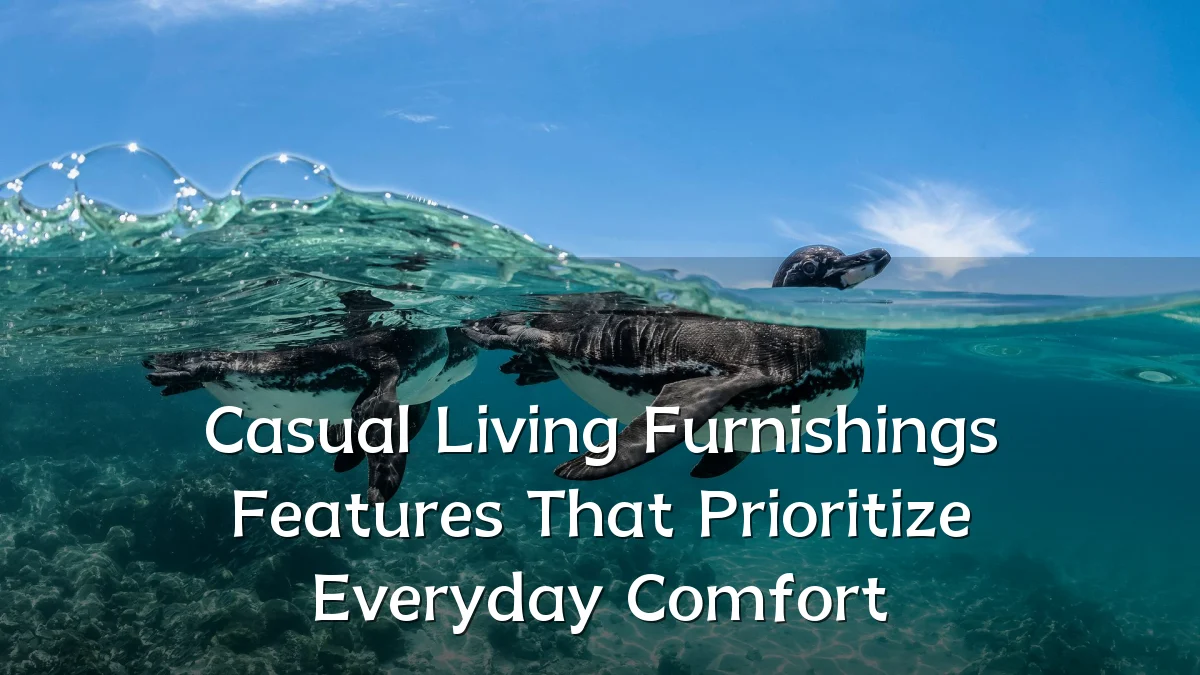 Casual Living Furnishings Features That Prioritize Everyday Comfort