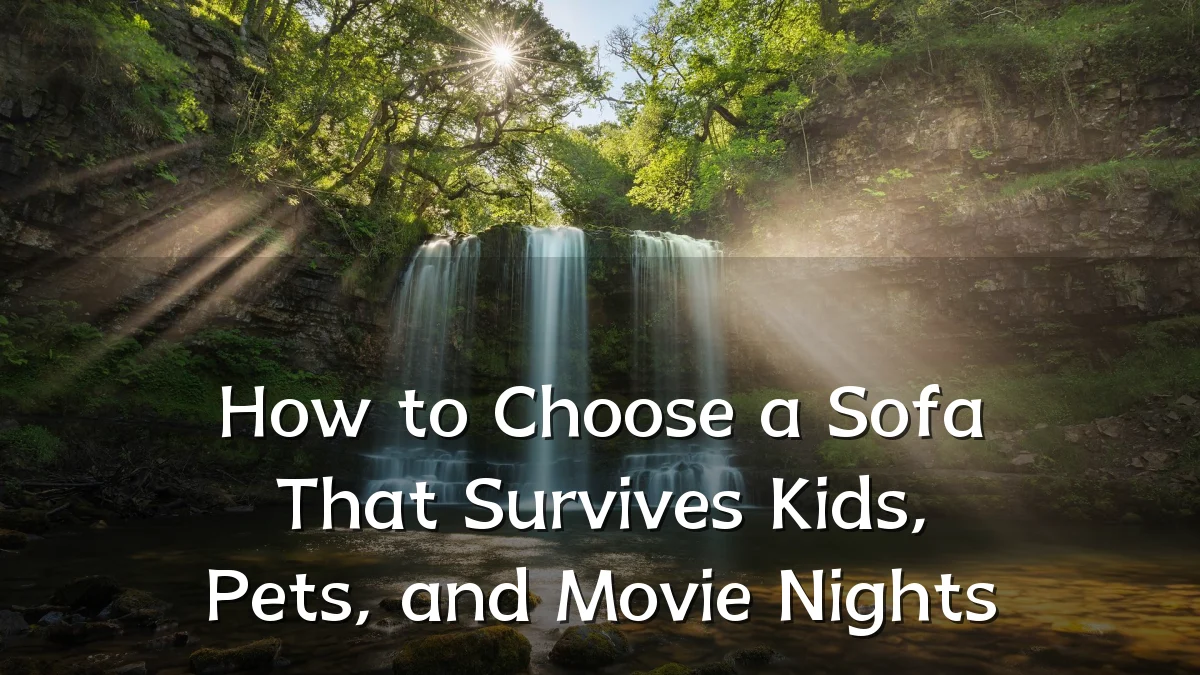 How to Choose a Sofa That Survives Kids, Pets, and Movie Nights