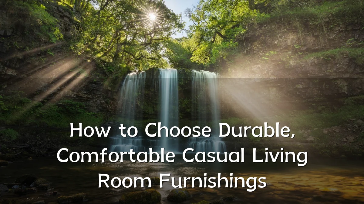 How to Choose Durable, Comfortable Casual Living Room Furnishings