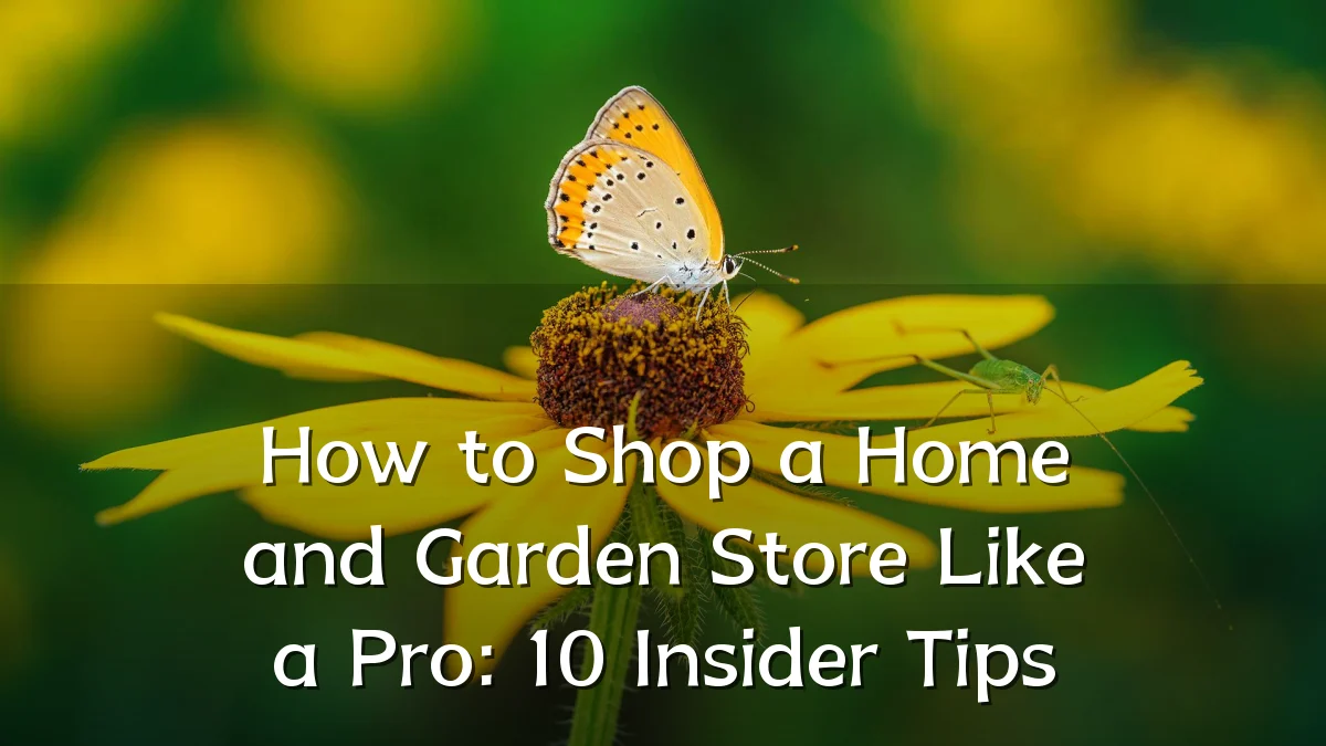 How to Shop a Home and Garden Store Like a Pro: 10 Insider Tips