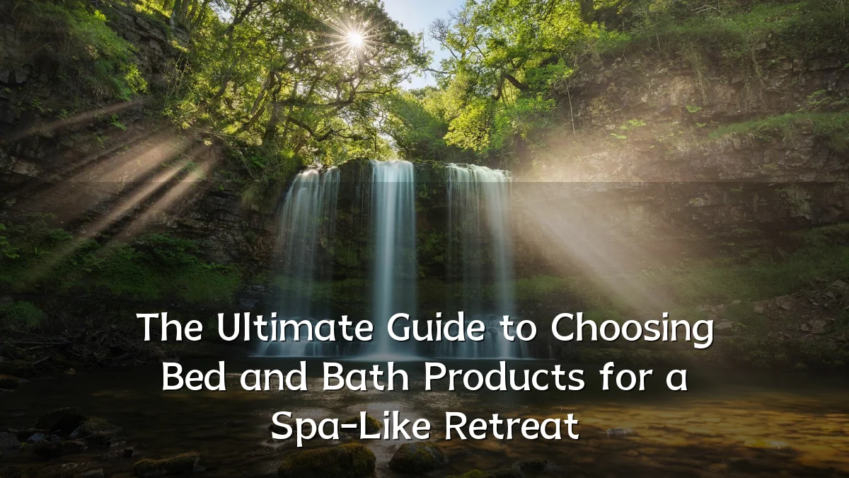 The Ultimate Guide to Choosing Bed and Bath Products for a Spa-Like Retreat