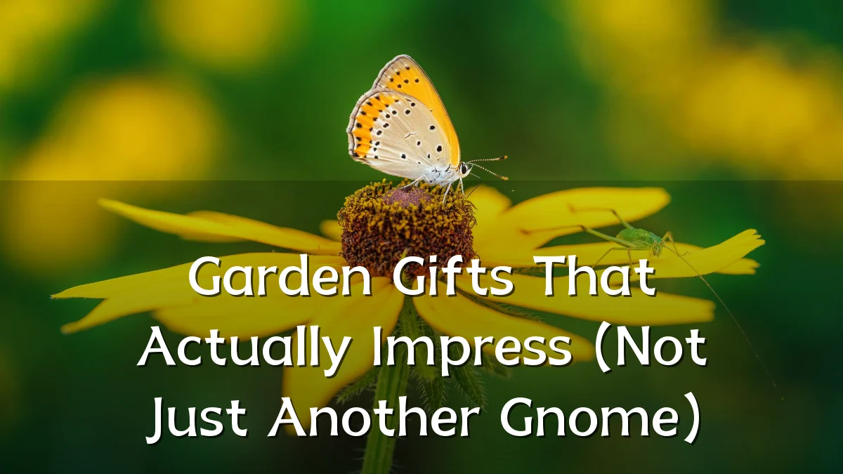 Garden Gifts That Actually Impress (Not Just Another Gnome)