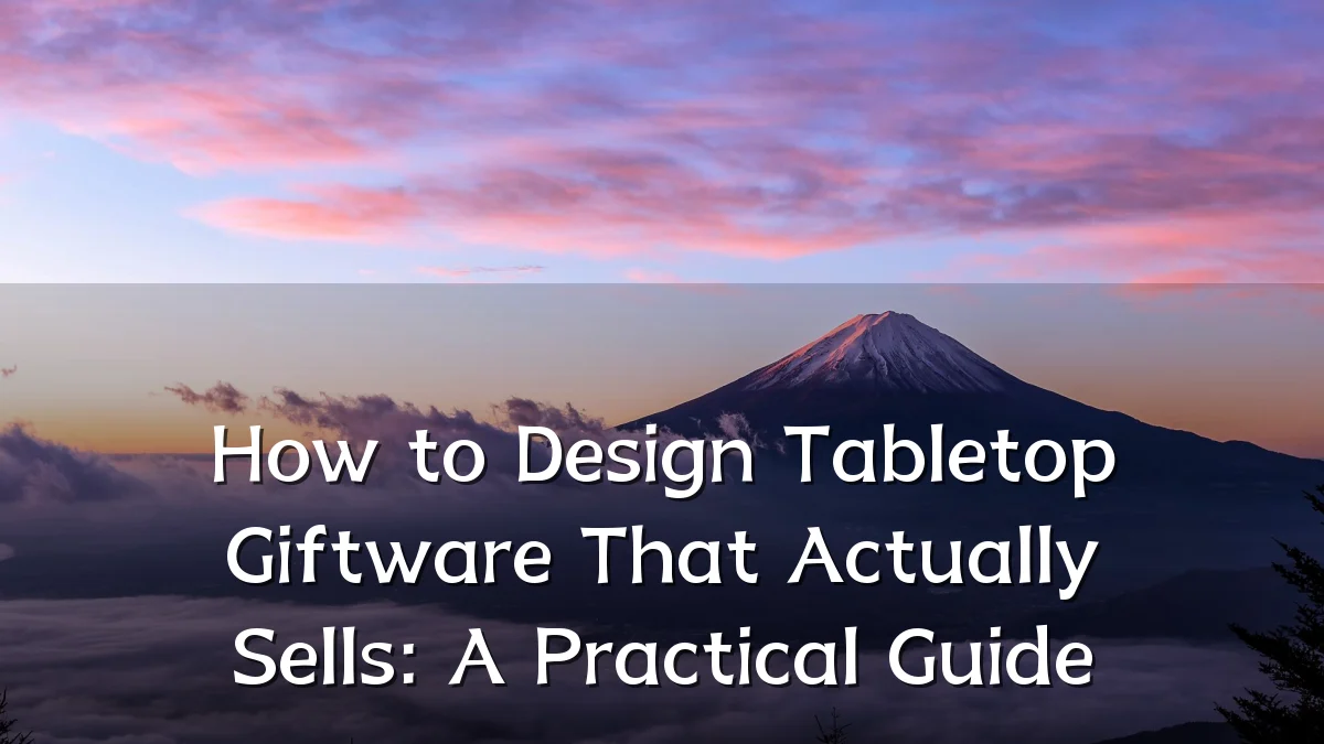 How to Design Tabletop Giftware That Actually Sells: A Practical Guide