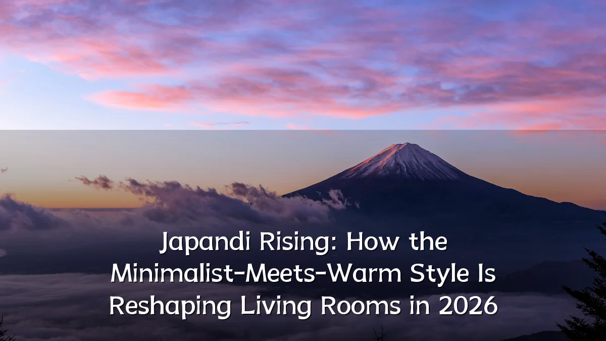 Japandi Rising: How the Minimalist-Meets-Warm Style Is Reshaping Living Rooms in 2026