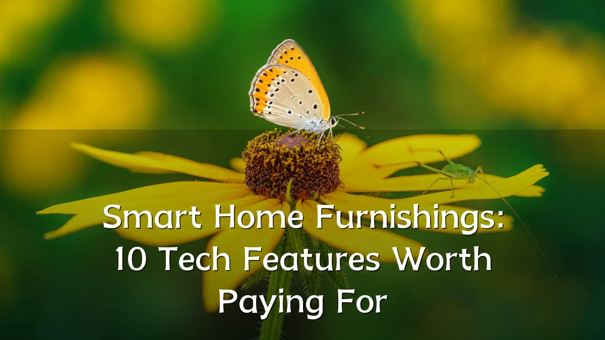 Smart Home Furnishings: 10 Tech Features Worth Paying For